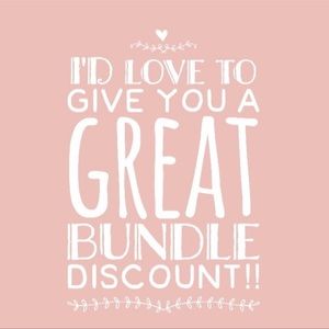 2+ items get a bundle discount 💳😊  turn your likes into bundles & get discount